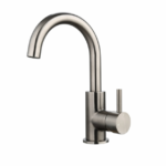 Wastafelmengkraan opbouw Largo met draaibare uitloop Gun Metal