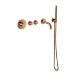 Badset inbouw deluxe rond Brons