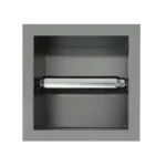 Inbouw-rolhouder Gun Metal