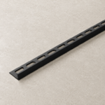 Aluminium tegelprofiel mat zwart