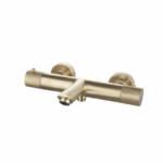 Badmengkraan opbouw rond Goud Geborsteld met geribbelde knop