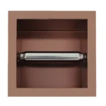 Inbouw-rolhouder Brons