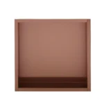 Inbouw-wandnis Brons