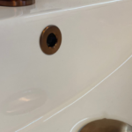 Wastafel Overloopring Rond Brons