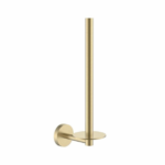 Reserve wand toiletrolhouder rond Goud Geborsteld voor 2 wc-rollen