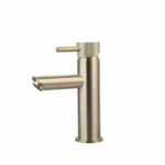 Wastafelmengkraan opbouw Mia Goud Geborsteld met geribbelde knop