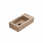 Fontein Keramiek Mat Zand Beige Qubic Mini