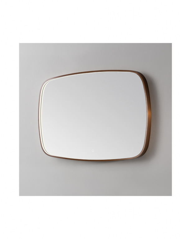 Spiegel element Brons met LED verlichting, 3 kleur instelbaar & dimbaar - Afbeelding 2