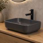 Waskom Keramiek Minerva Color Line Mat Antraciet