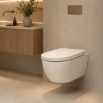 Wandcloset easy flush rimfree compact met softclose zitting