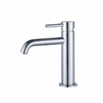 Wastafelmengkraan Slimline rond Chroom