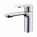 Wastafelmengkraan opbouw Edge rond Chroom