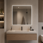 Spiegel infinity met rondom LED verlichting, 3 kleur instelbaar & dimbaar
