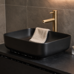 Waskom Keramiek Minerva Color Line Mat Zwart