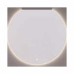 Spiegel sun-line plafond rond met indirecte LED verlichting in de afronding